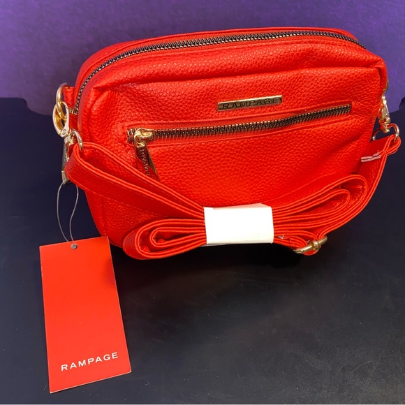 Red & Gold Rampage Shoulder Bag - Picture 9 of 9